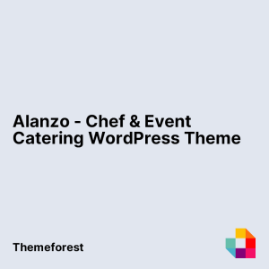 Alanzo - Chef & Event Catering WordPress Theme